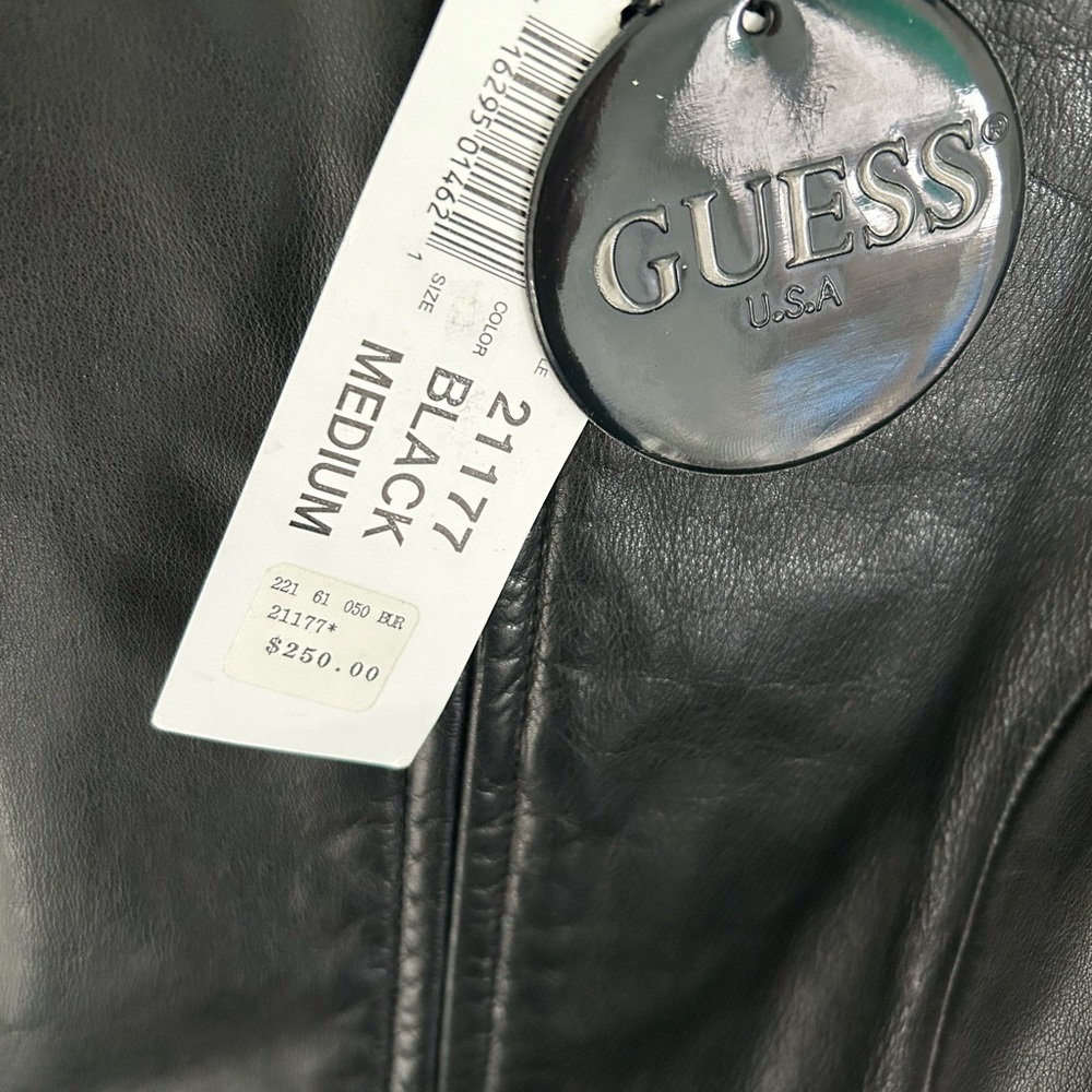 Guess Leather Jacket - image 8